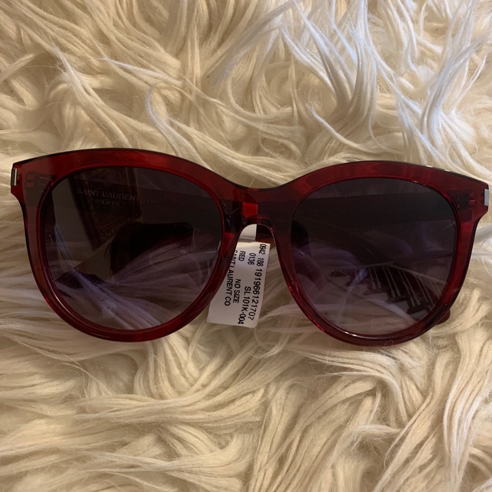 SAINT LAURENT Red new Sunglasses